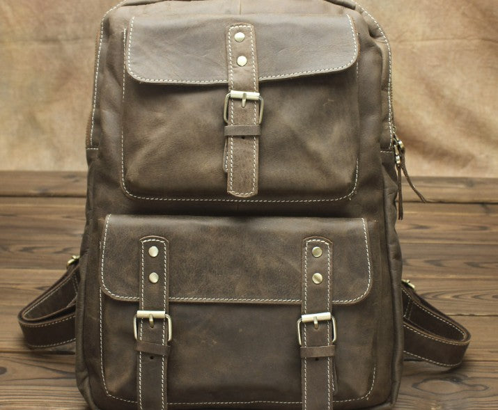 Vintage Mens Backpacks Laptop Backpack Travel Backpack Bags for Men