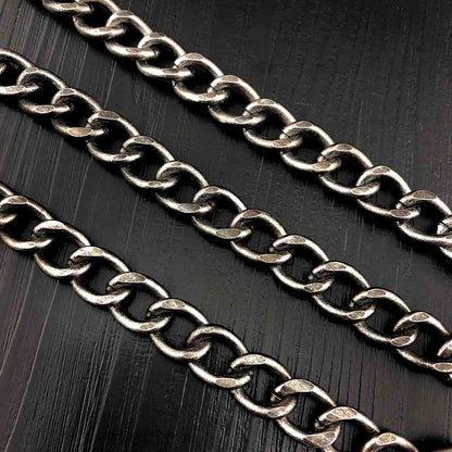 Cool Silver Mens STAINLESS STEEL Pants Chain Wallet Chain Long Biker Wallet CHain For Men