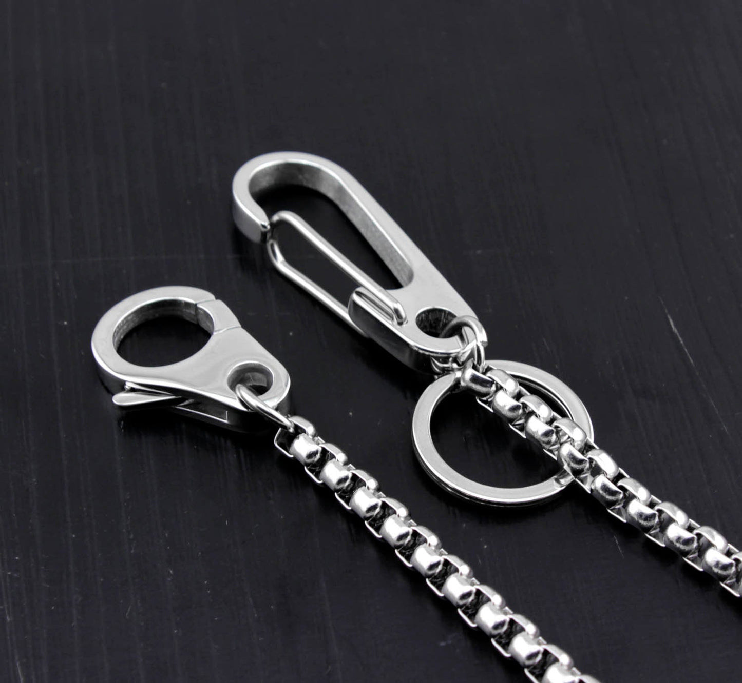 Cool Silver Stainless Steel Wallet Chain Silver Pants Chain Biker Wallet Chain For Men