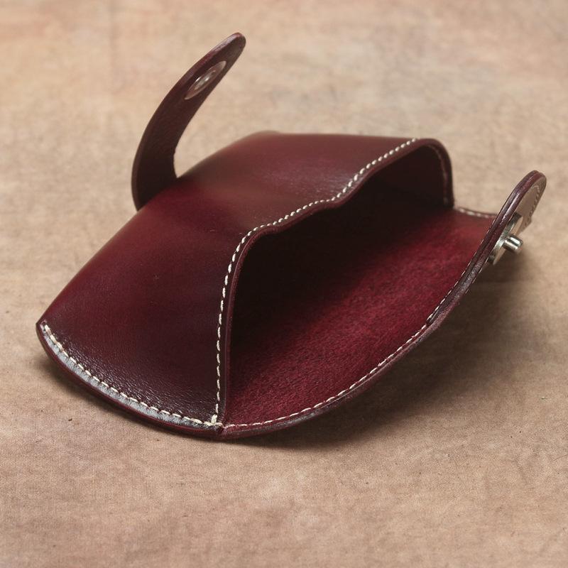 Handmade Mens Leather Glasses Case Glasses Box Glasses Holder For Men