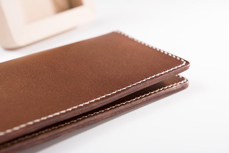 Handmade Leather Mens Clutch Wallet Cool Leather Wallet Long Phone Wallets for Men