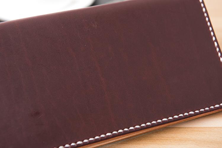 Handmade Leather Mens Clutch Wallet Cool Leather Wallet Long Phone Wallets for Men Women