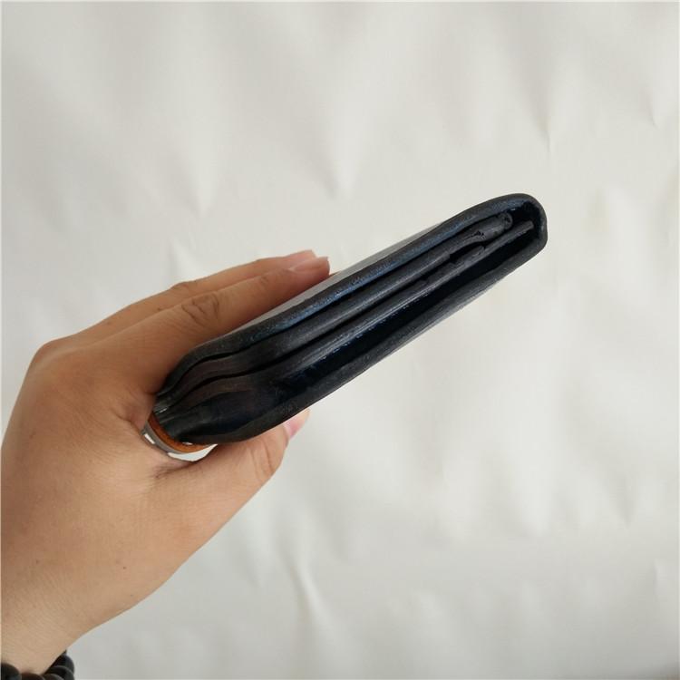 [On Sale] Handmade Vintage Mens Leather Long Wallet Cool Long Wallet for Men