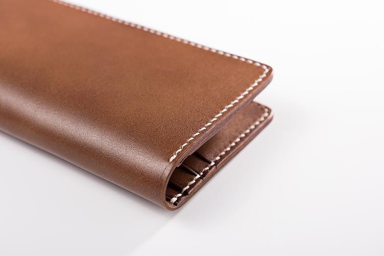 Handmade Leather Mens Clutch Wallet Cool Leather Wallet Long Phone Wallets for Men