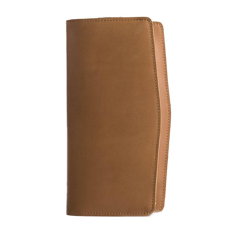 Handmade Leather Mens Clutch Wallet Cool Leather Wallet Long Phone Wallets for Men