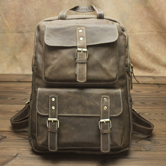 Vintage Mens Backpacks Laptop Backpack Travel Backpack Bags for Men