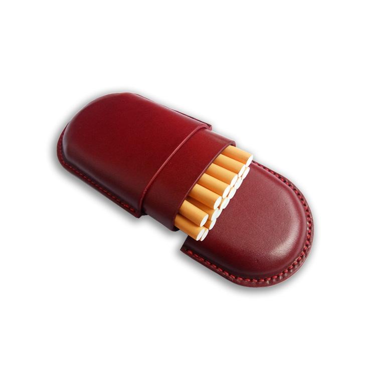 Cute Leather Womens 20pcs Cigarette Holder Case Vintage Custom Cigarette Case for Women