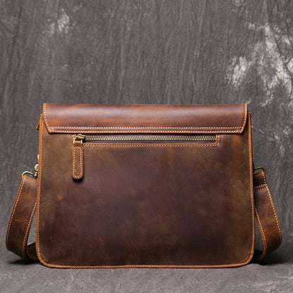 Slim Black Courier Bag Leather Mens Ipad Side Bag Portfolio Folder Messenger Bag for Men