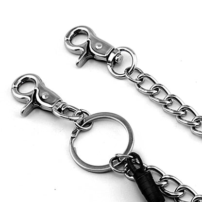 Cool Silver Punk Mens Wallet Chain Rock Biker Wallet Chain Pants Chain For Men